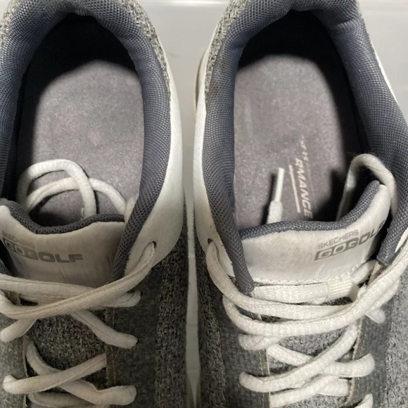 SKECHERS GoGolf 54526 Gray/White Casual Golf Shoes Women Size US 7.5 Nice Cond - Picture 8 of 9